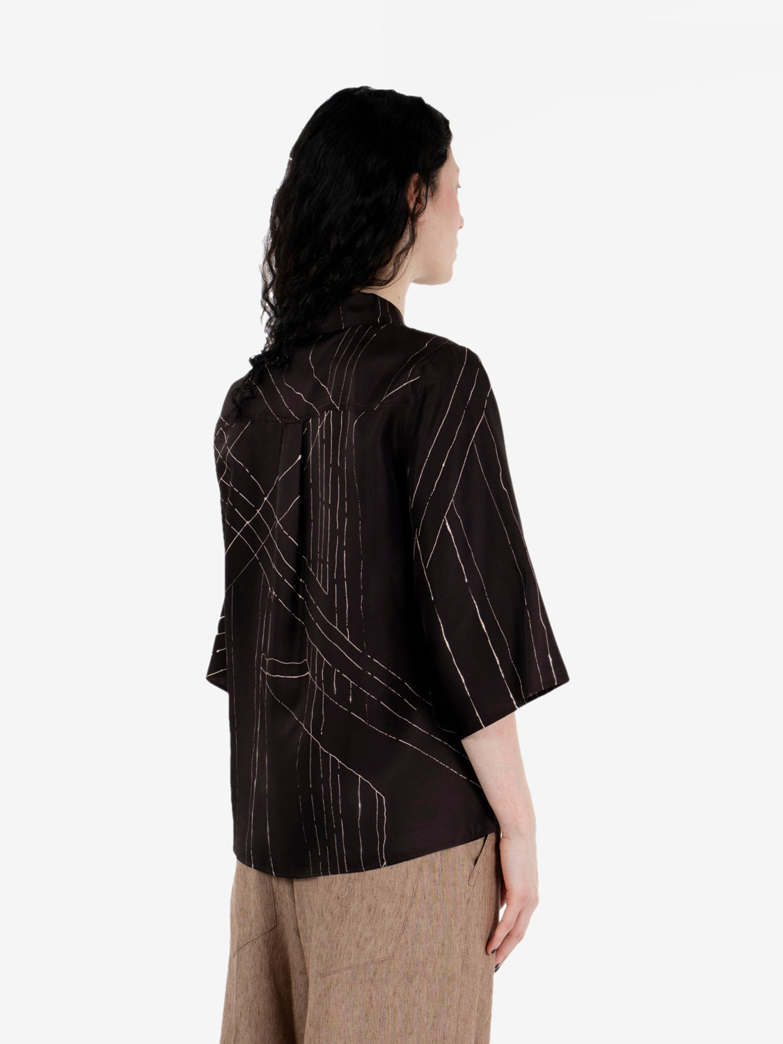 CHOCO SHORT SLEEVE SHIRT 116285_CHOCO