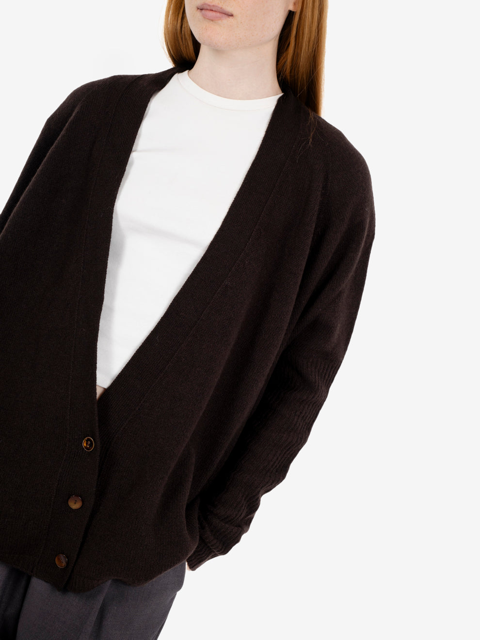 CARDIGAN CASHMERE COCOA 266432_COCOA