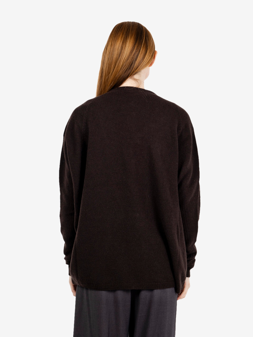 CARDIGAN CASHMERE COCOA 266432_COCOA