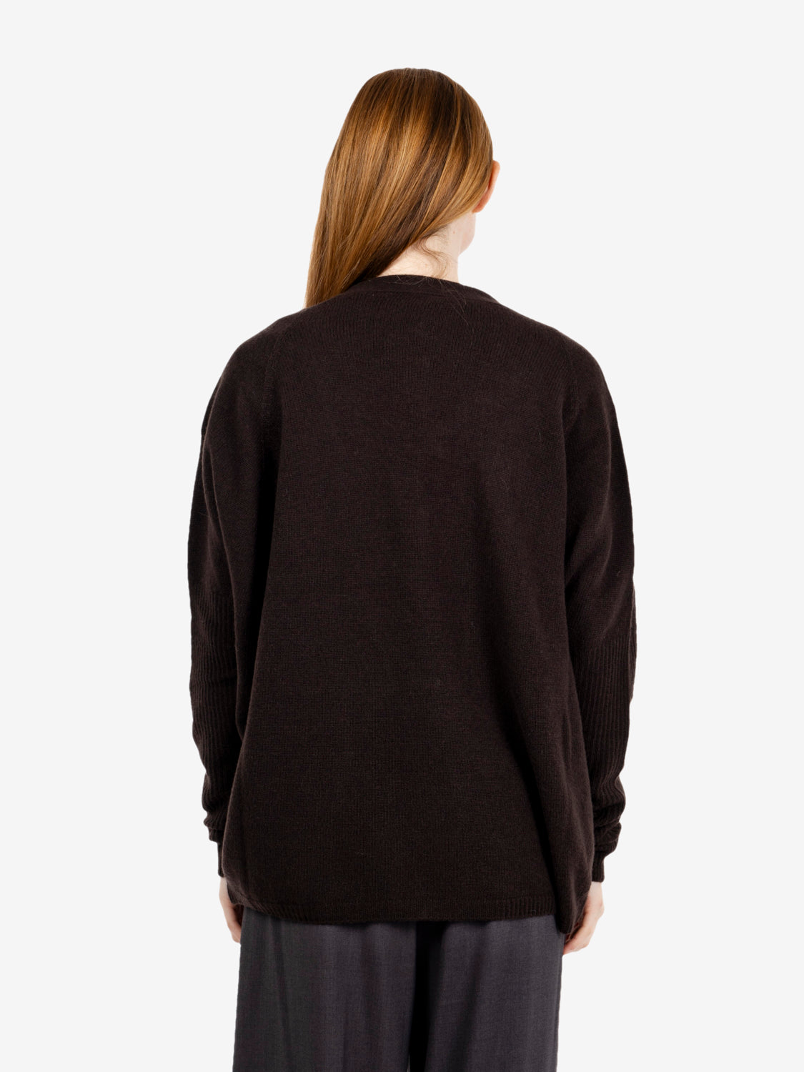 CARDIGAN CASHMERE COCOA 266432_COCOA