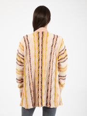 ALYSI - Cardigan stripes multicolor