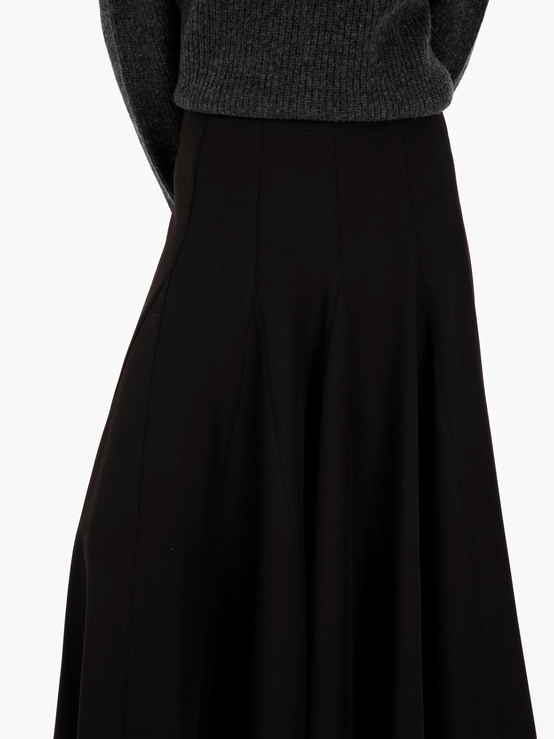 URBAN DAILY BLACK SQUARE SKIRT 165007_NE
