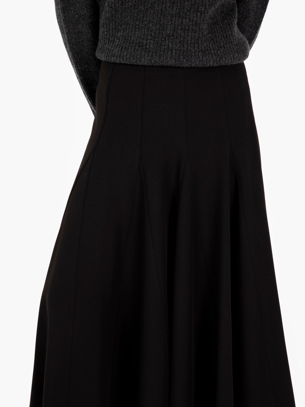 URBAN DAILY BLACK SQUARE SKIRT 165007_NE