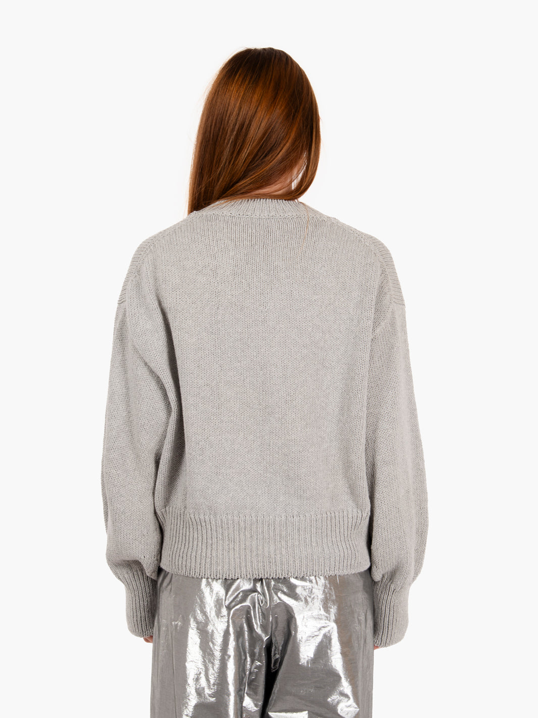Maglione Eco tricot grigio
