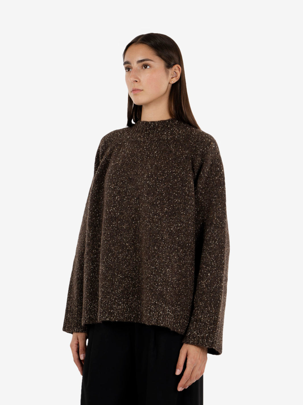 Maglione over melange choco