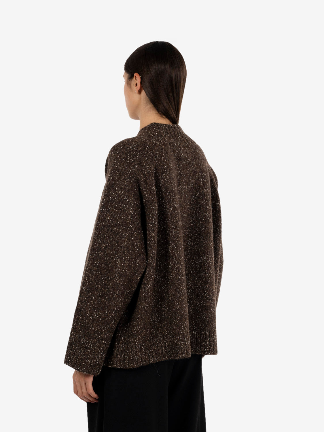 Maglione over melange choco