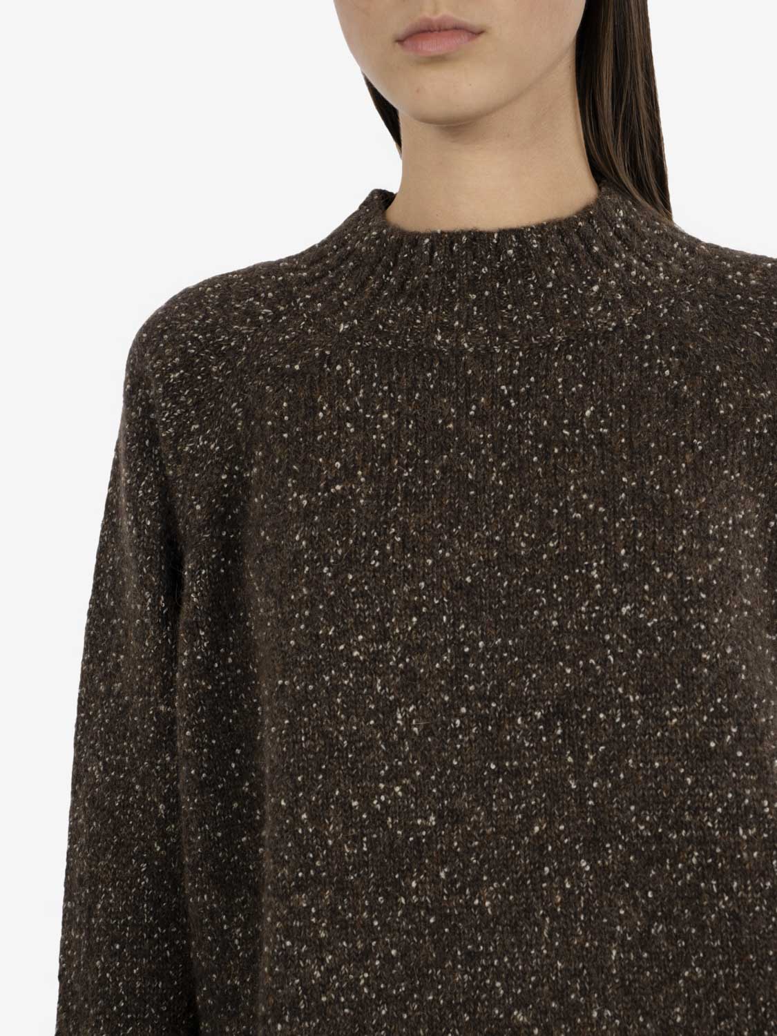Maglione over melange choco