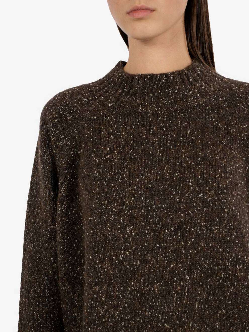 Maglione over melange choco