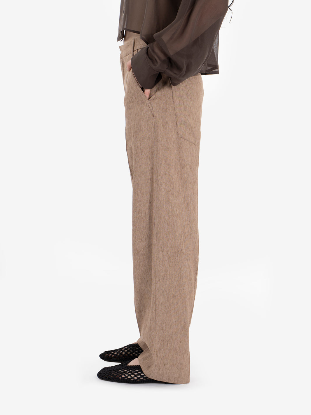 Pantaloni chino ruggine
