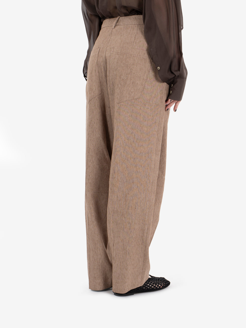 Pantaloni chino ruggine