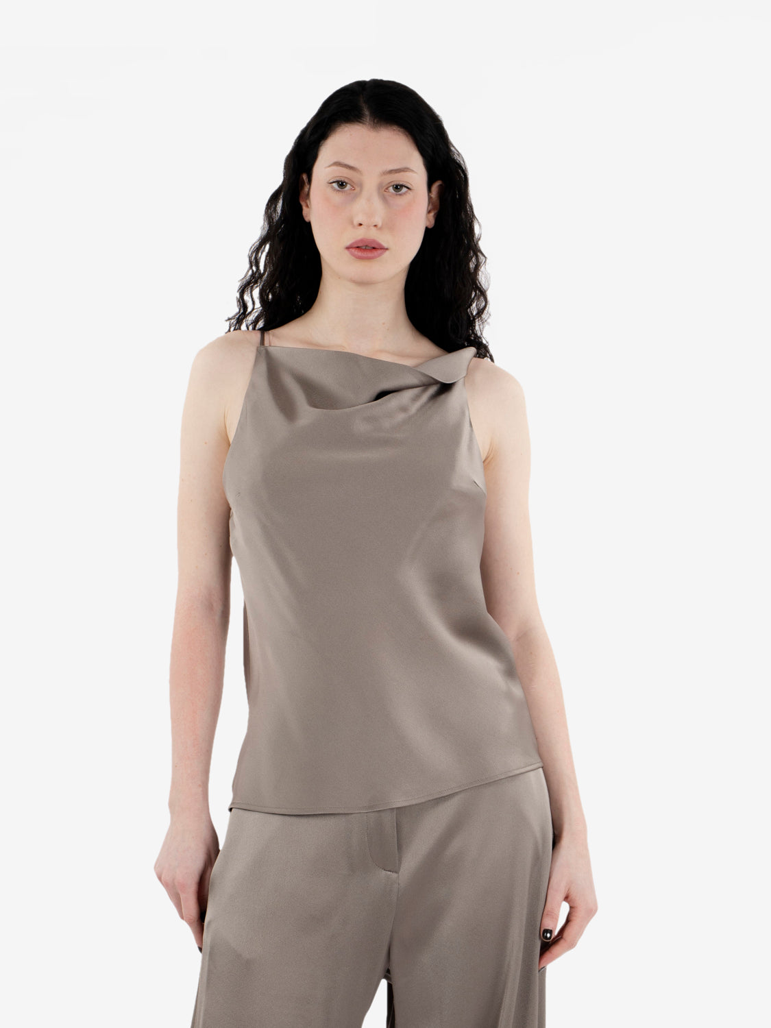 TAUPE ASYMETRICAL TOP 116292_TAUPE