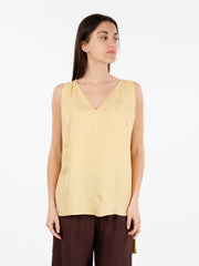 ALYSI - Top twill enzimato crema