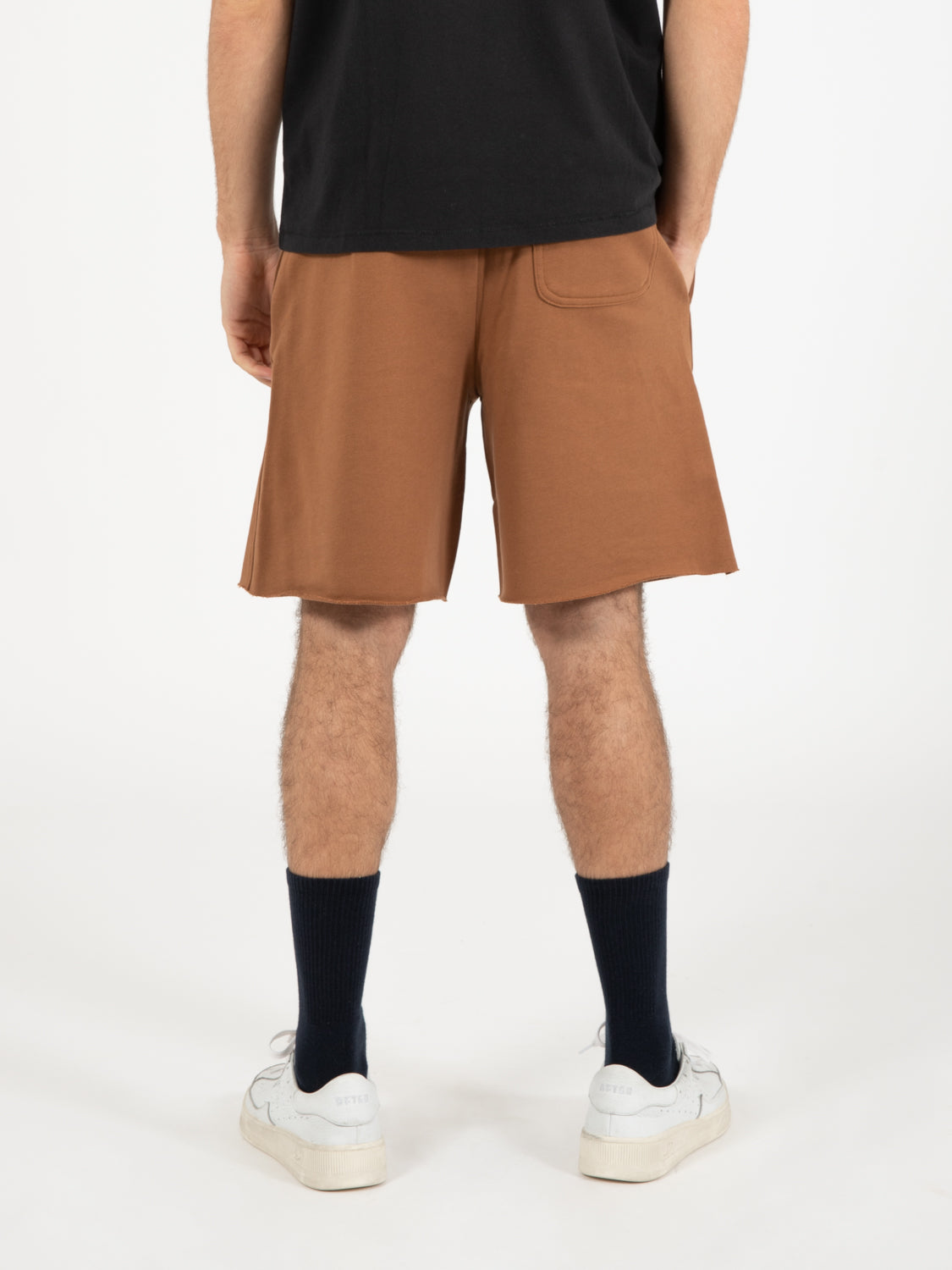 Bermuda in cotone tabacco