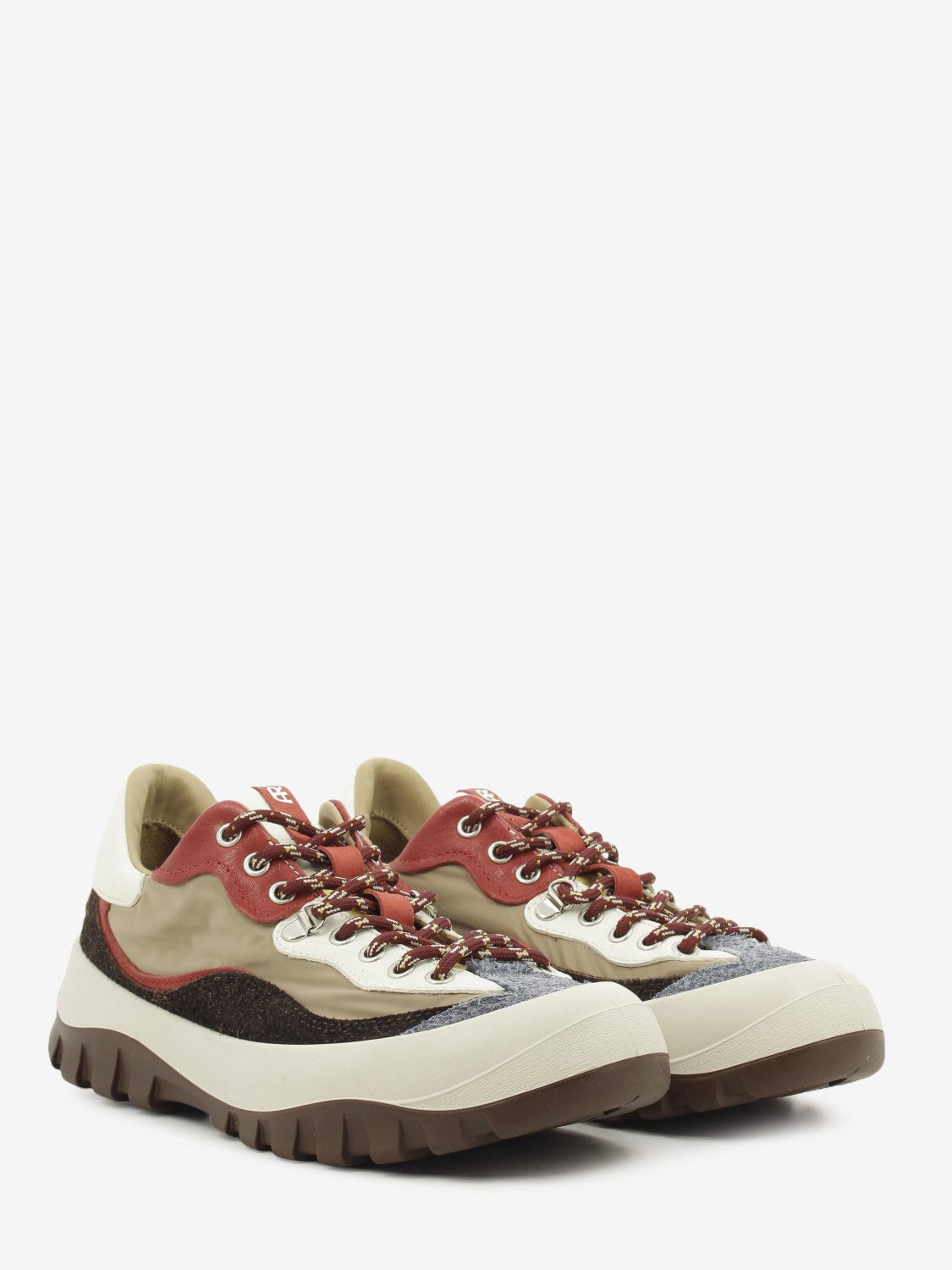 Scarpa casual in nylon Corvina beige / multicolor