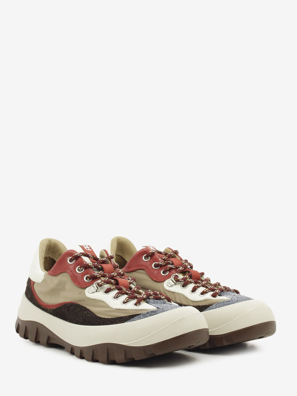 Scarpa casual in nylon Corvina beige / multicolor