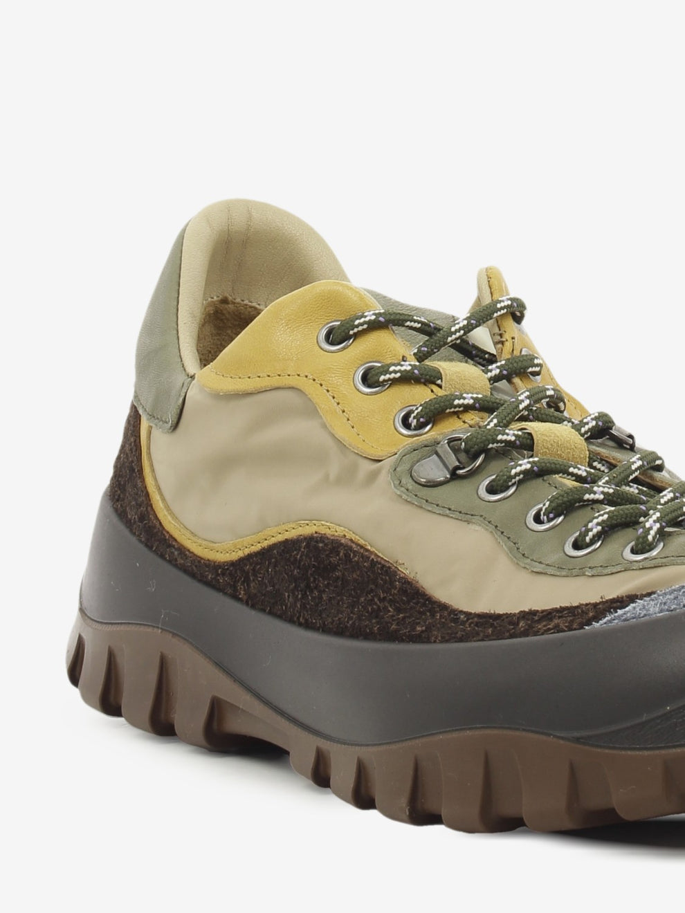 Green Corvina nylon casual shoe