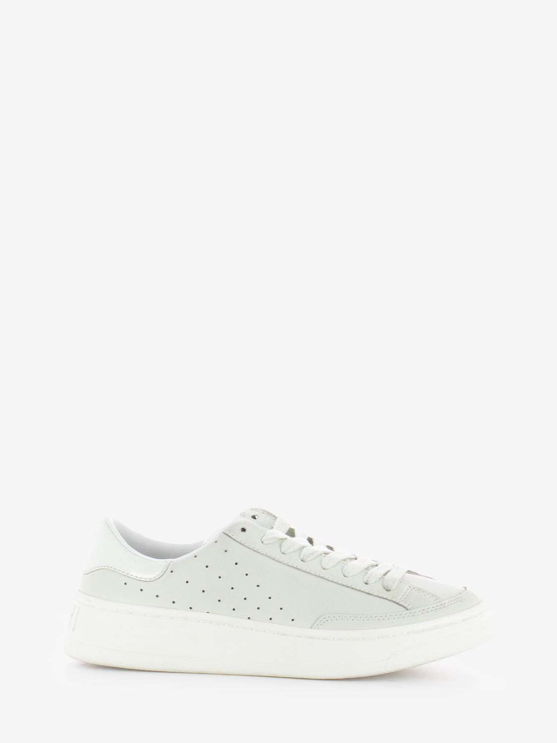 Trailmate white patent sneakers