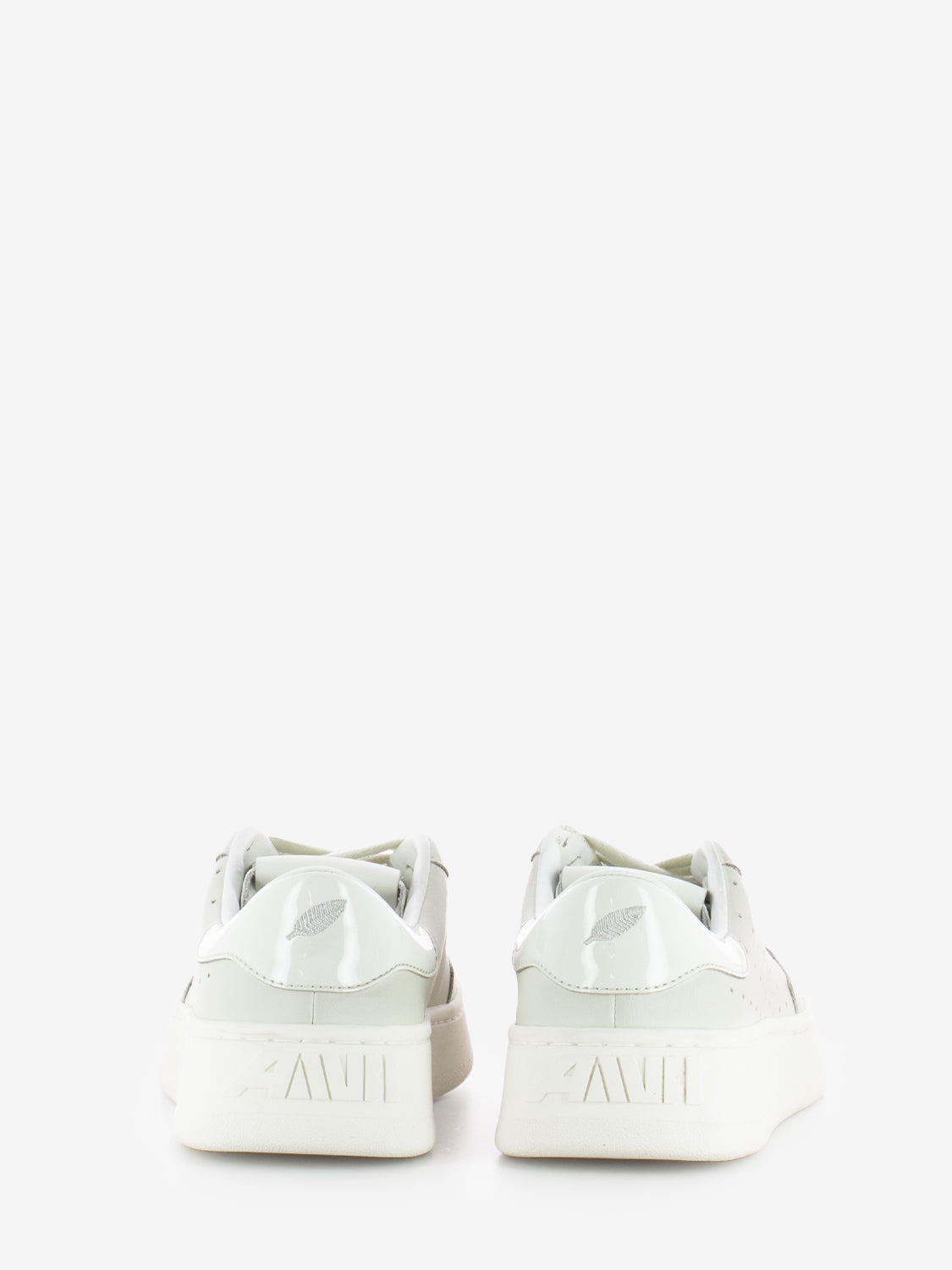 Trailmate white patent sneakers