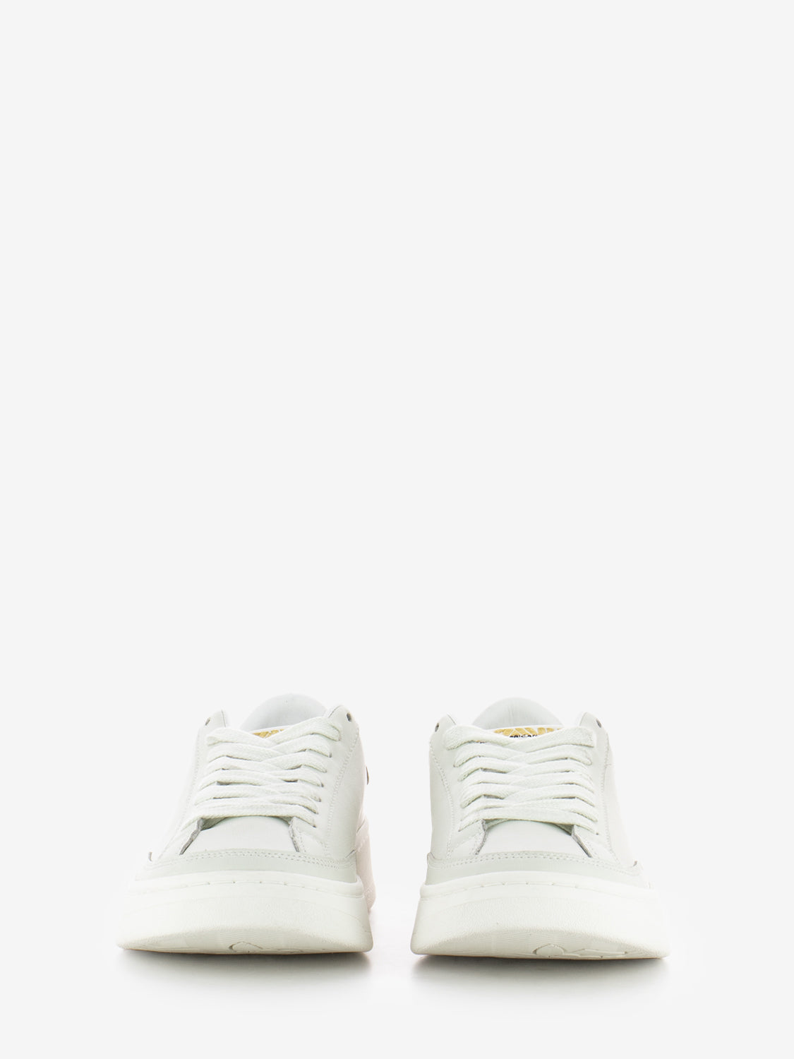 Trailmate white patent sneakers