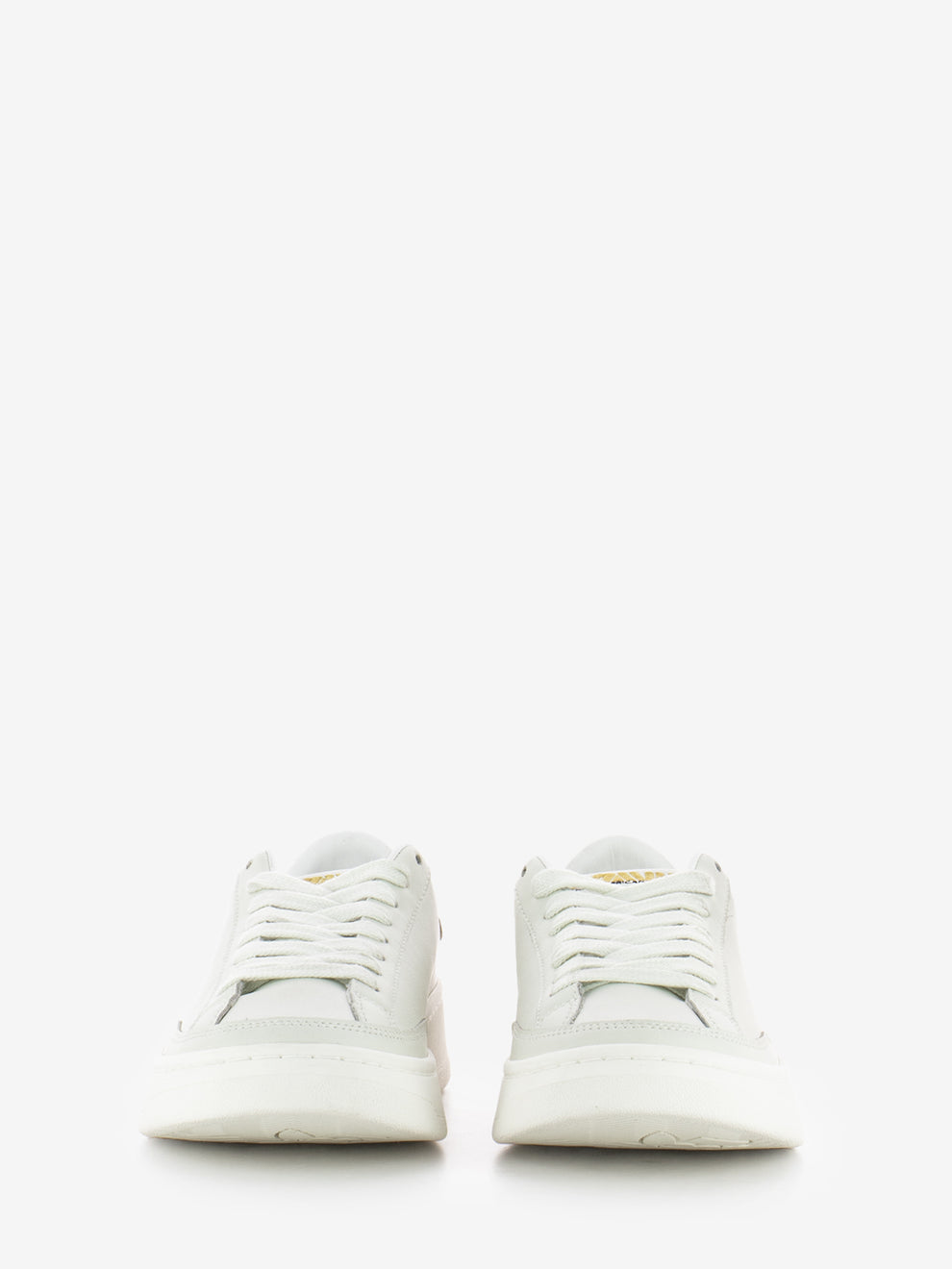 Trailmate white patent sneakers