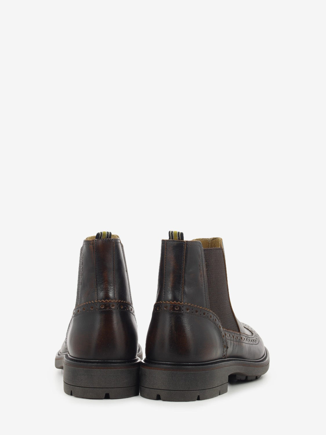 Brandy leather Chelsea boots