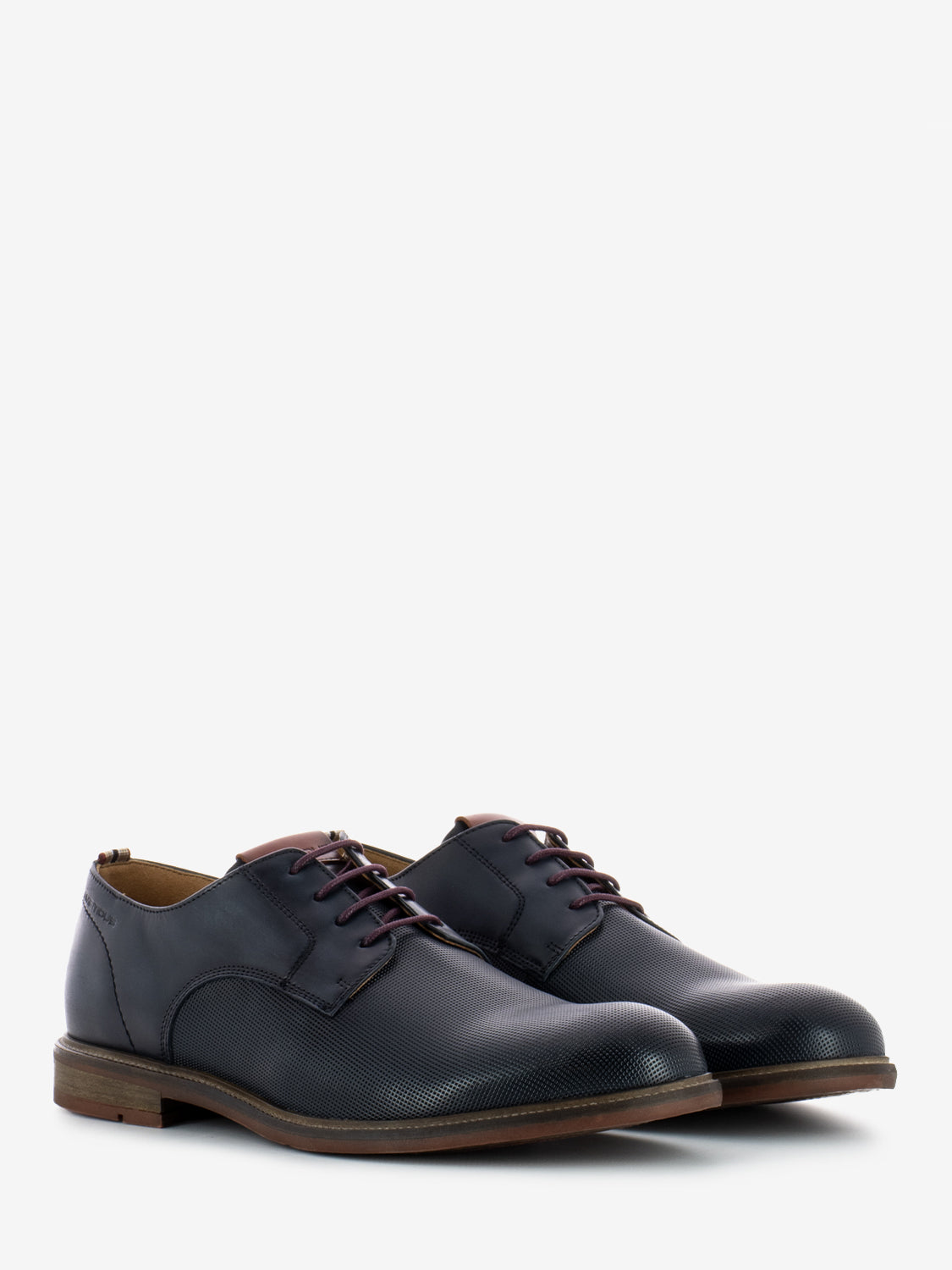 Caye derby in pelle navy