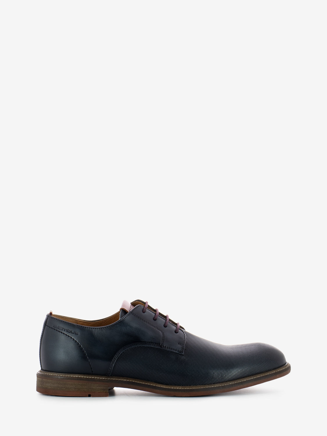 Caye derby in pelle navy