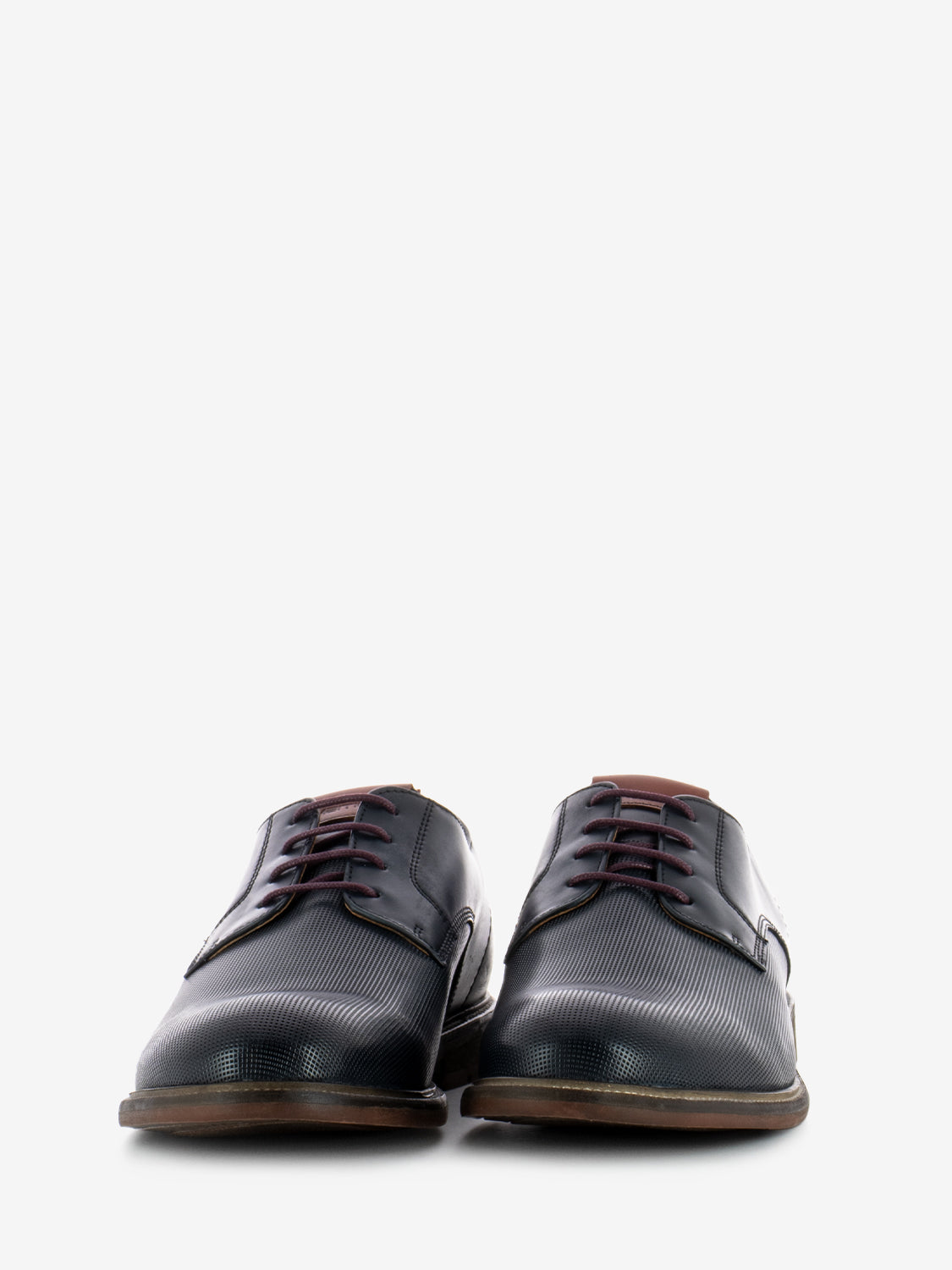 Caye derby in pelle navy
