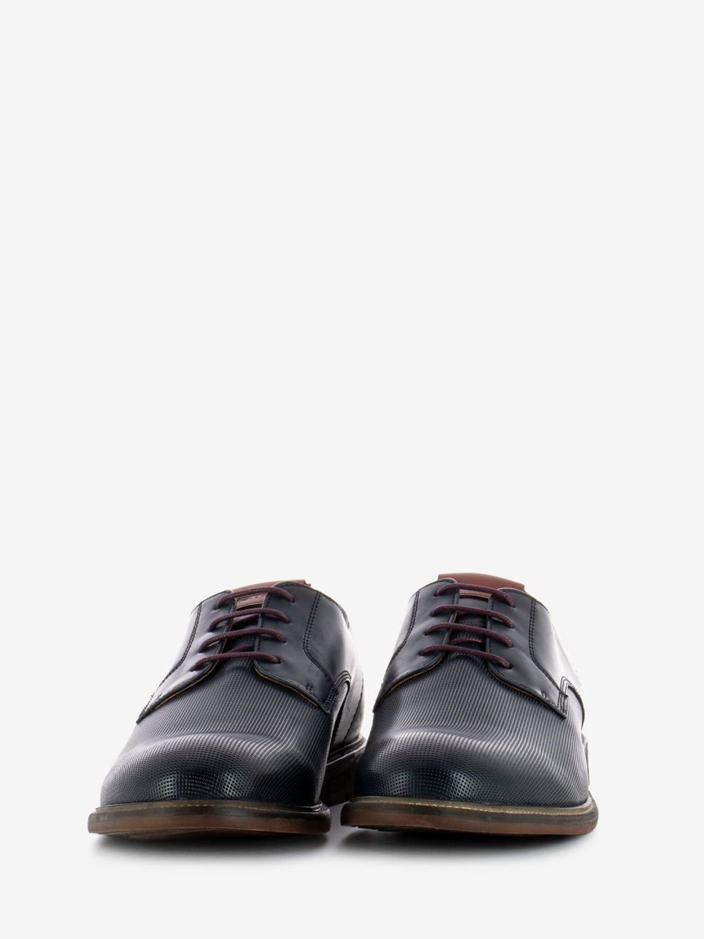 Caye derby in pelle navy