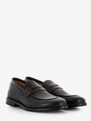 AMBITIOUS - Mocassini in pelle fascia penny brown