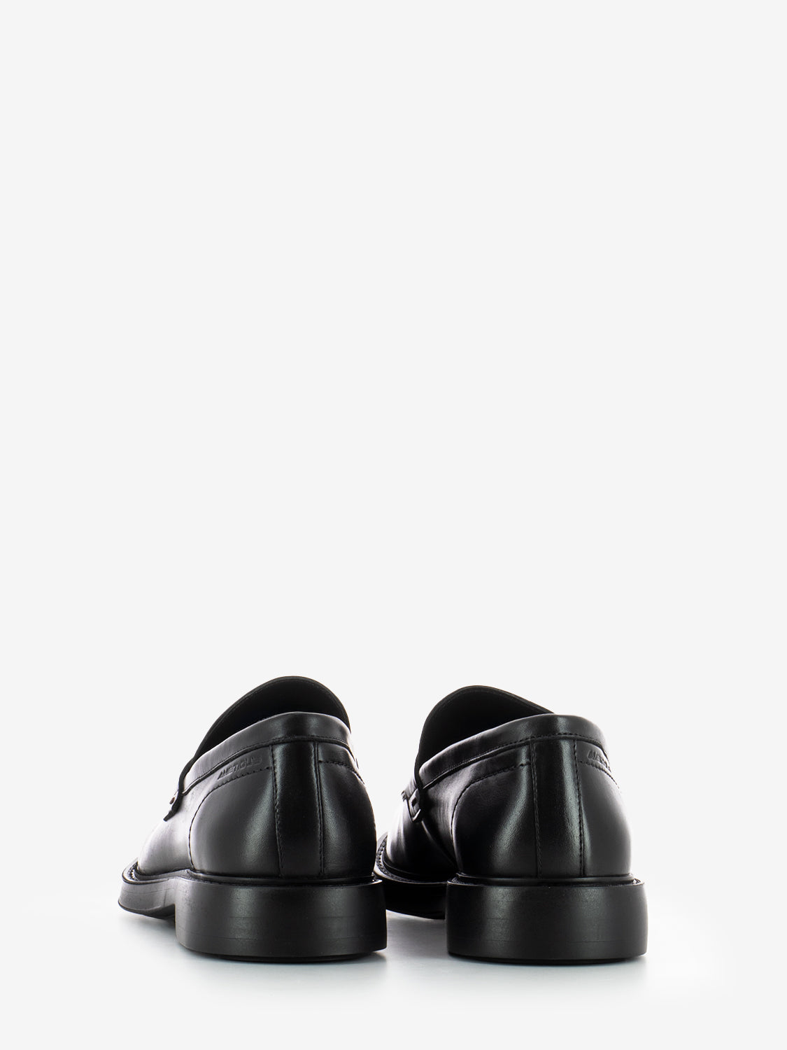 Mocassini in pelle nero