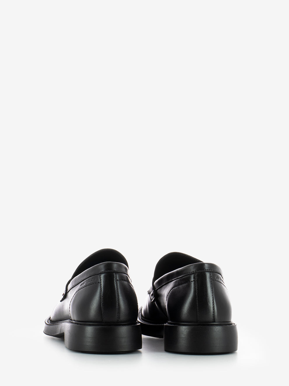 Mocassini in pelle nero