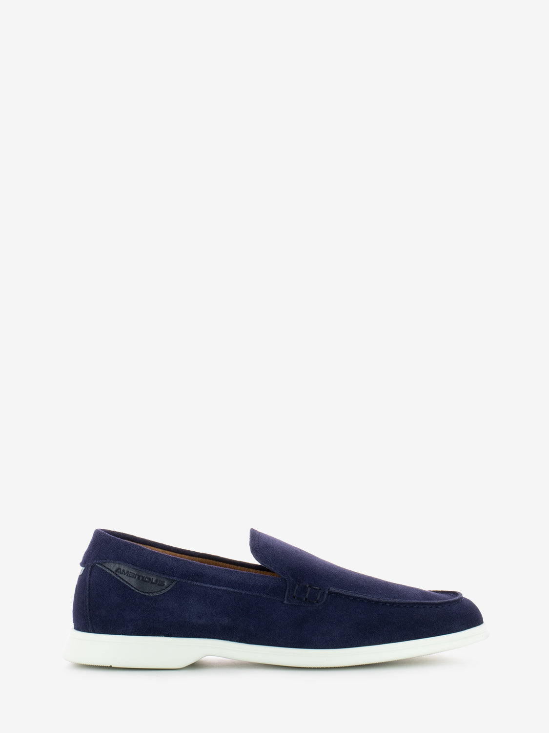 Mocassini in suede blu