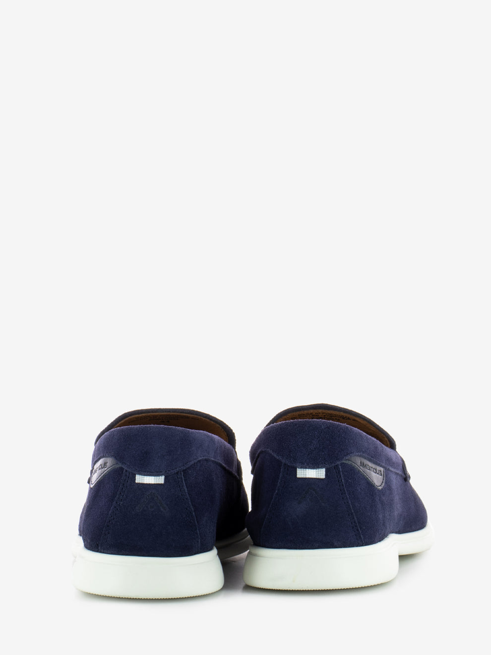 Mocassini in suede blu