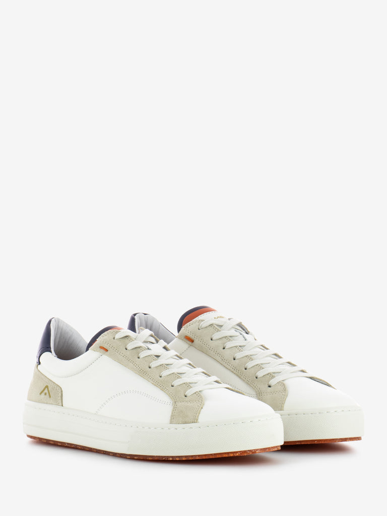 AMBITIOUS - Sneakers Anopolis Lace Up white / orange / navy