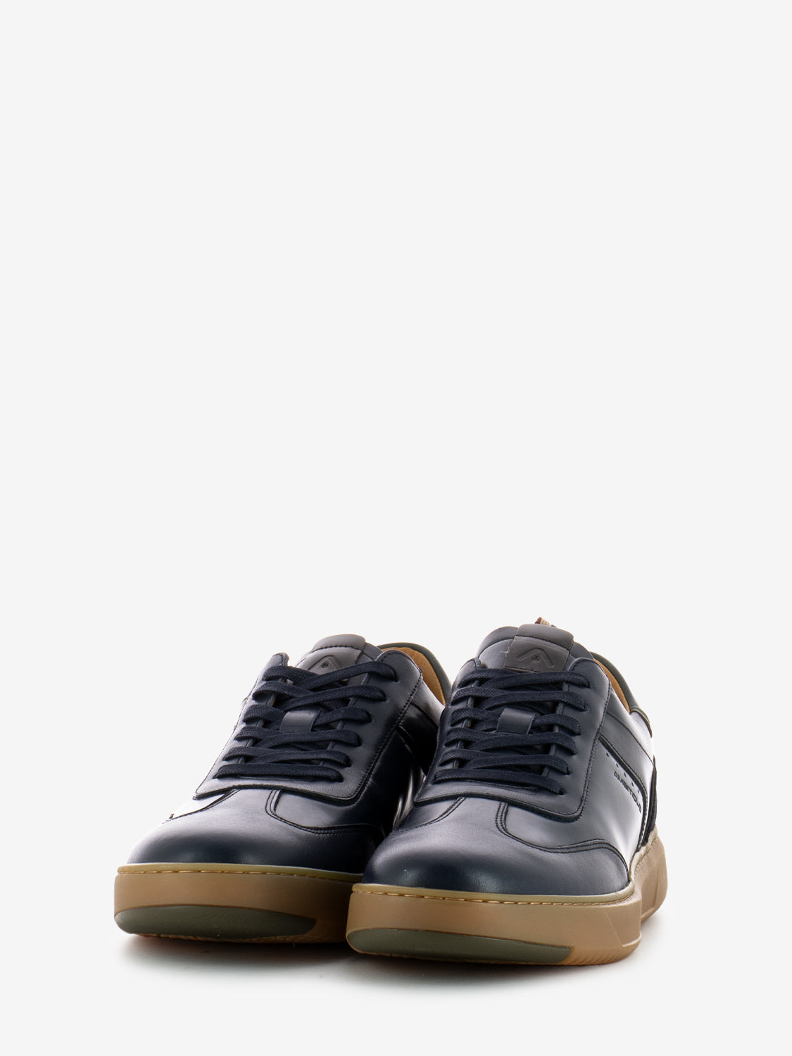 Ambitious 11538-T3158AM Sneaker Uomo In Tessuto E Pelle, Blu Jeans, Suola Gomma, Altezza Tacco 2.5cm