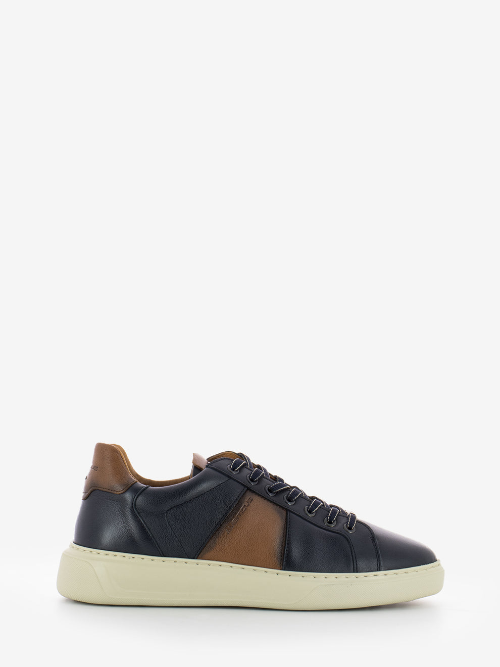 Sneakers Kit dark grey / cognac