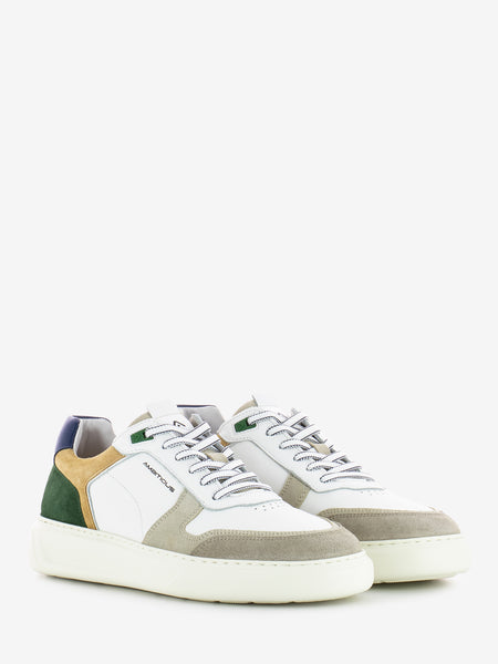 Sneakers KIT Low-Top beige / off white / green