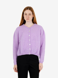 VITO COURT SLEEVELESS CARDIGAN HEATHER LAVENDER VITO19EH26_LAVACH