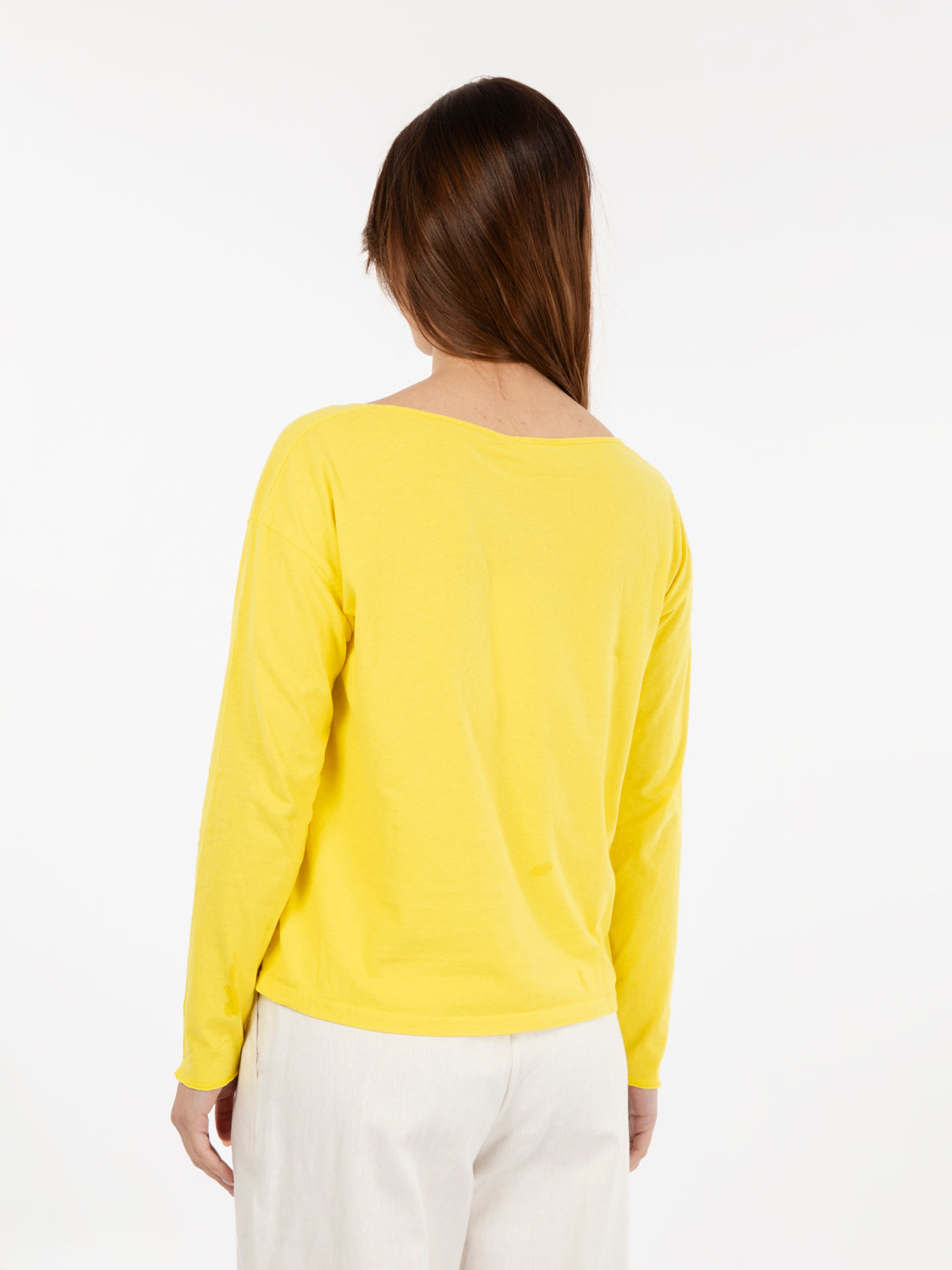 Maglia a maniche lunghe Aksun giallo