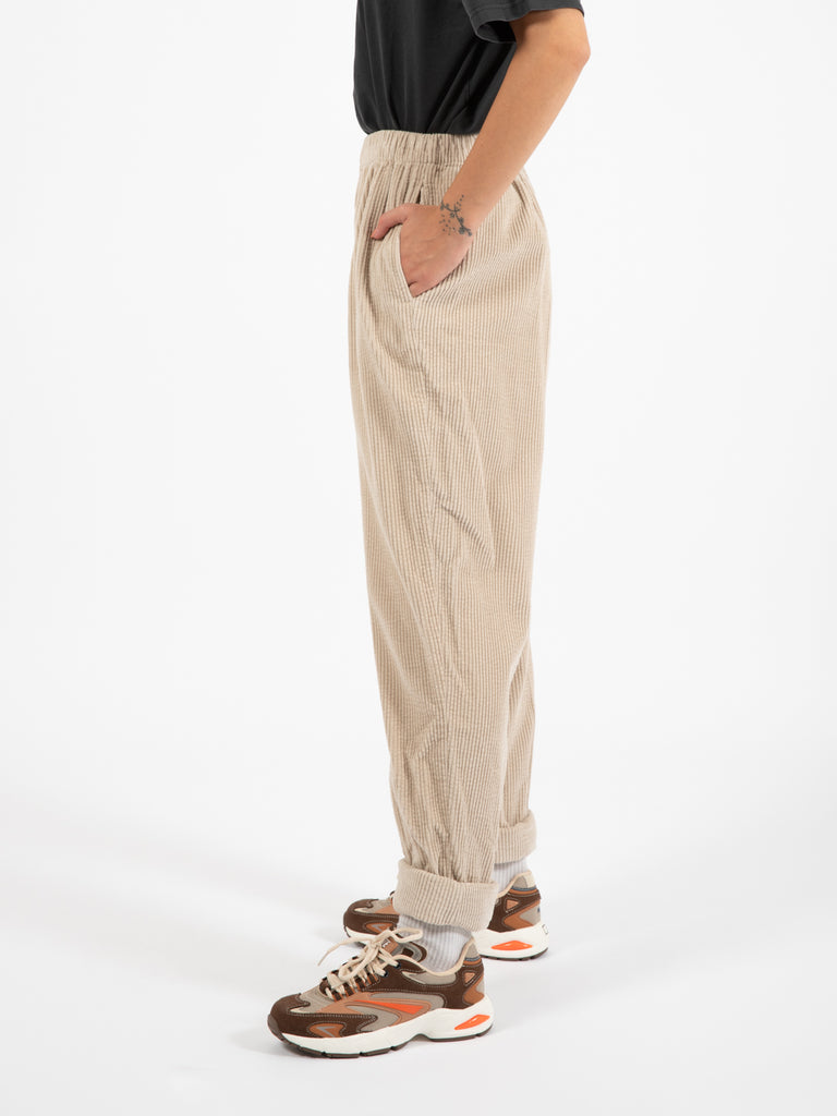 AMERICAN VINTAGE - Pantaloni Padow in velluto a coste mastice