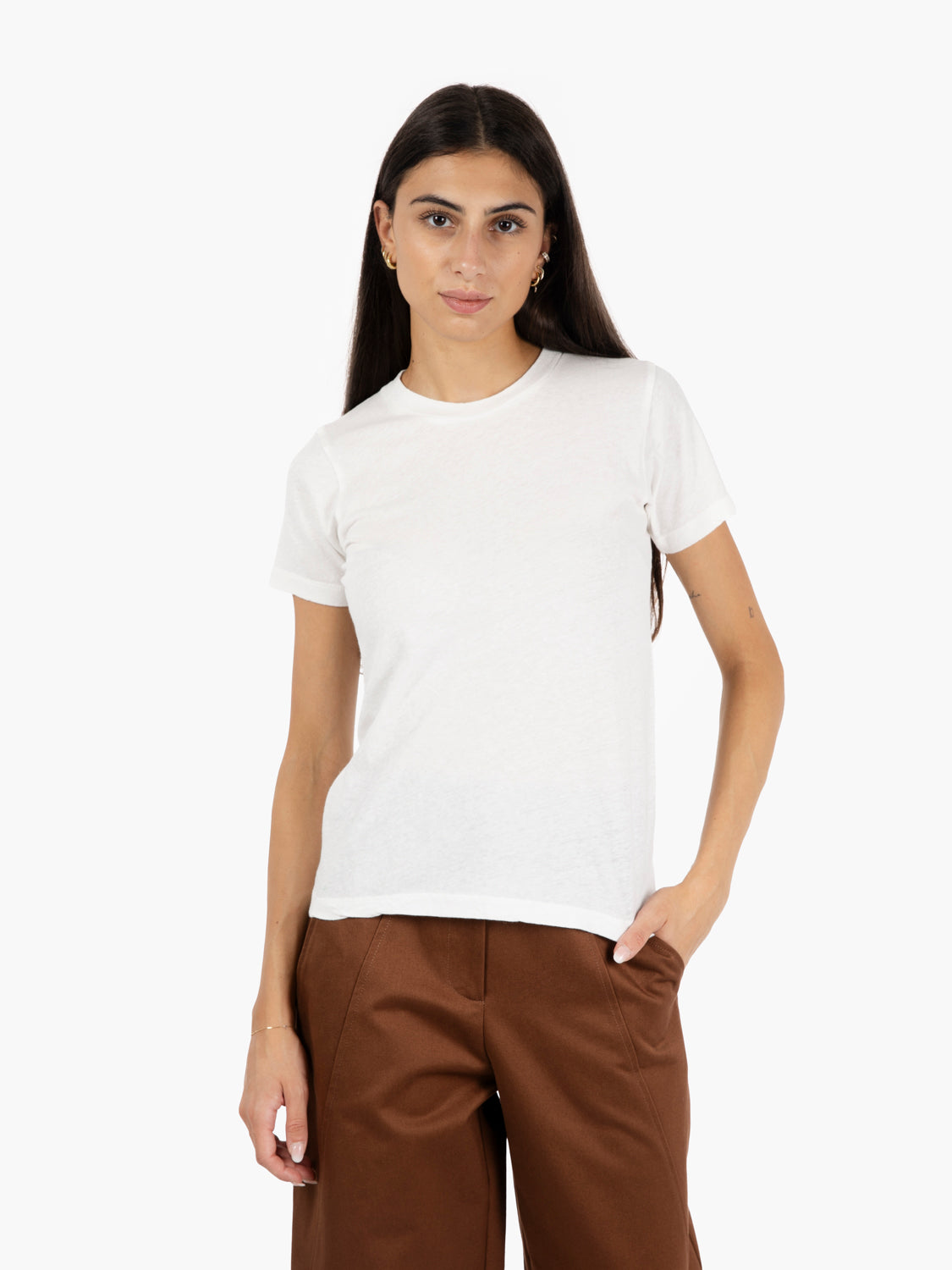 T-shirt Ajuste bianca