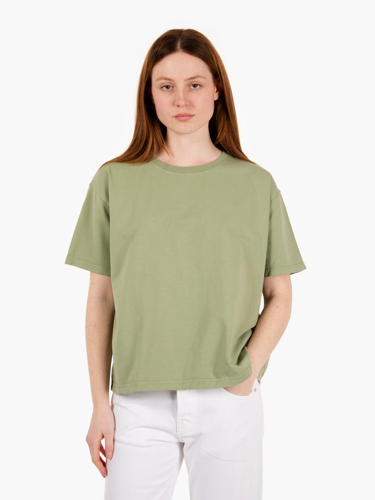 AMERICAN VINTAGE - T-shirt Fizvalley rive vintage green