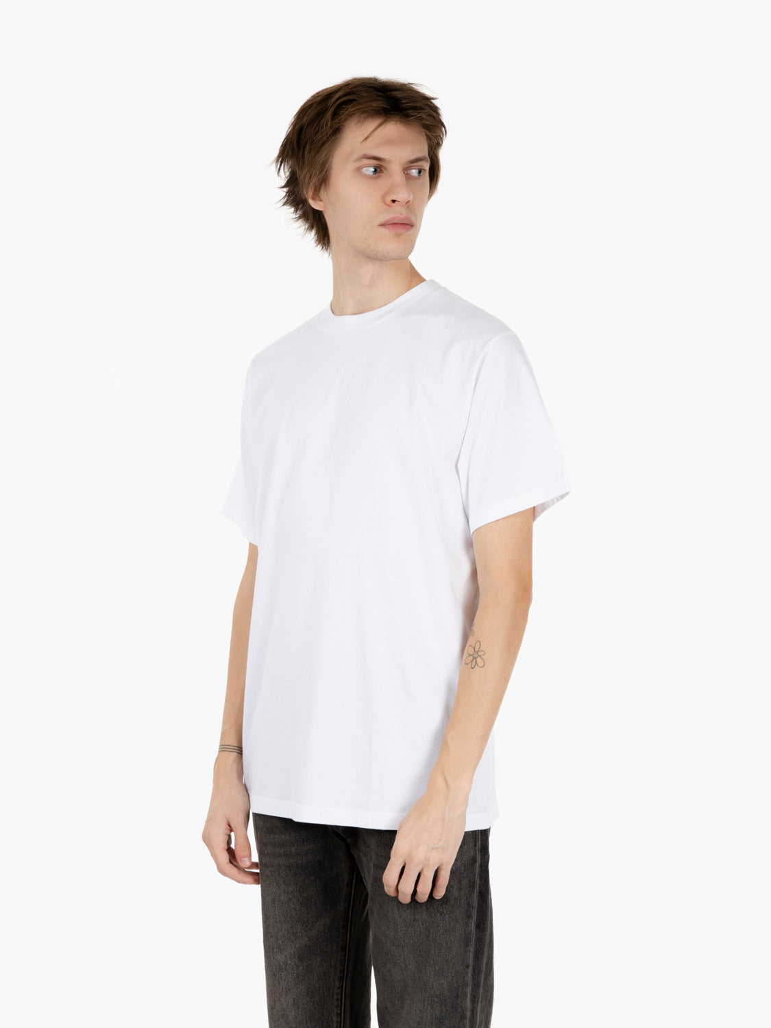T-shirt in cotone blanc