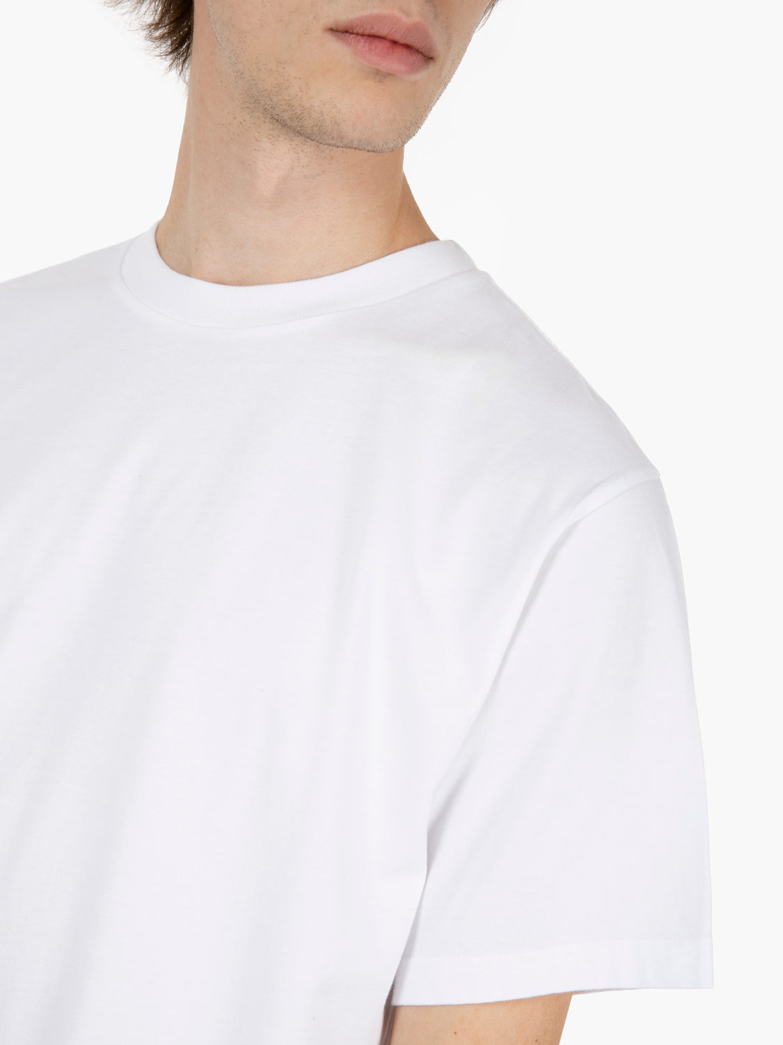 T-shirt in cotone blanc