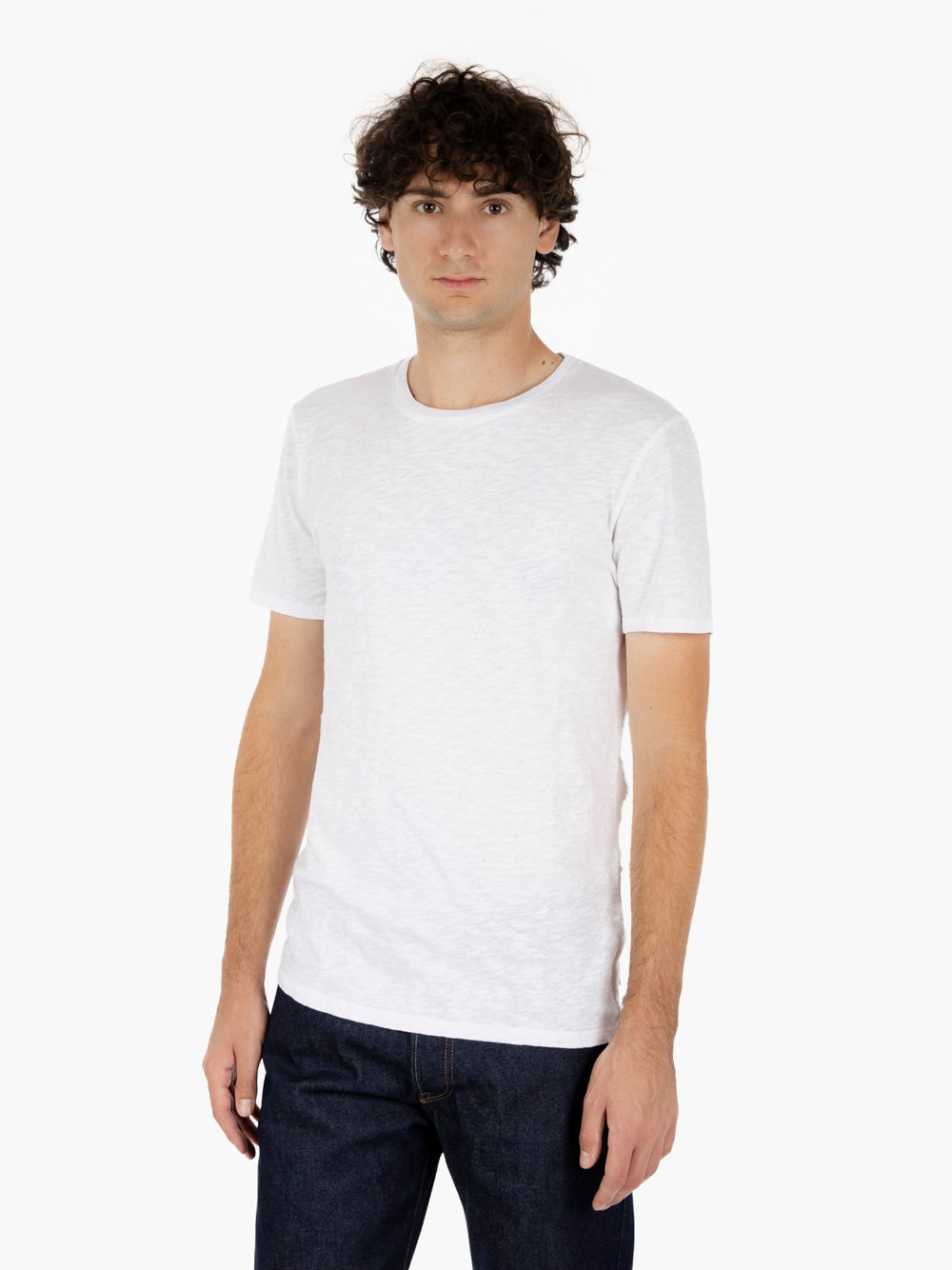 T-shirt manica corta blanc