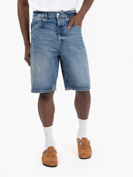 Bermuda in denim Tommy Labrea blu