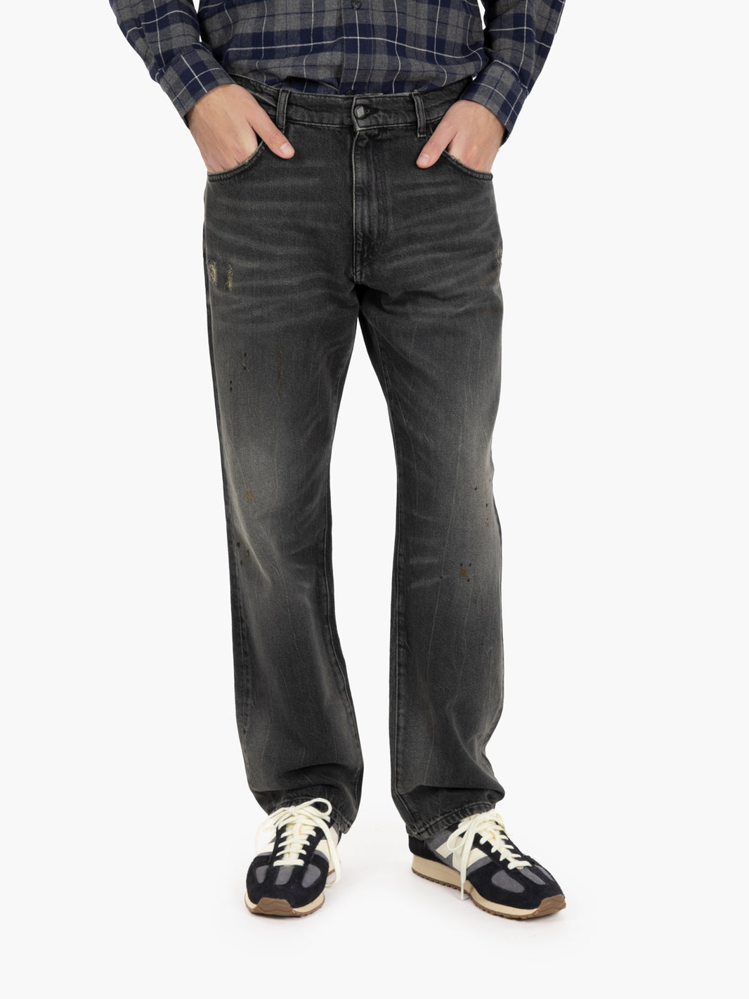James biker denim black