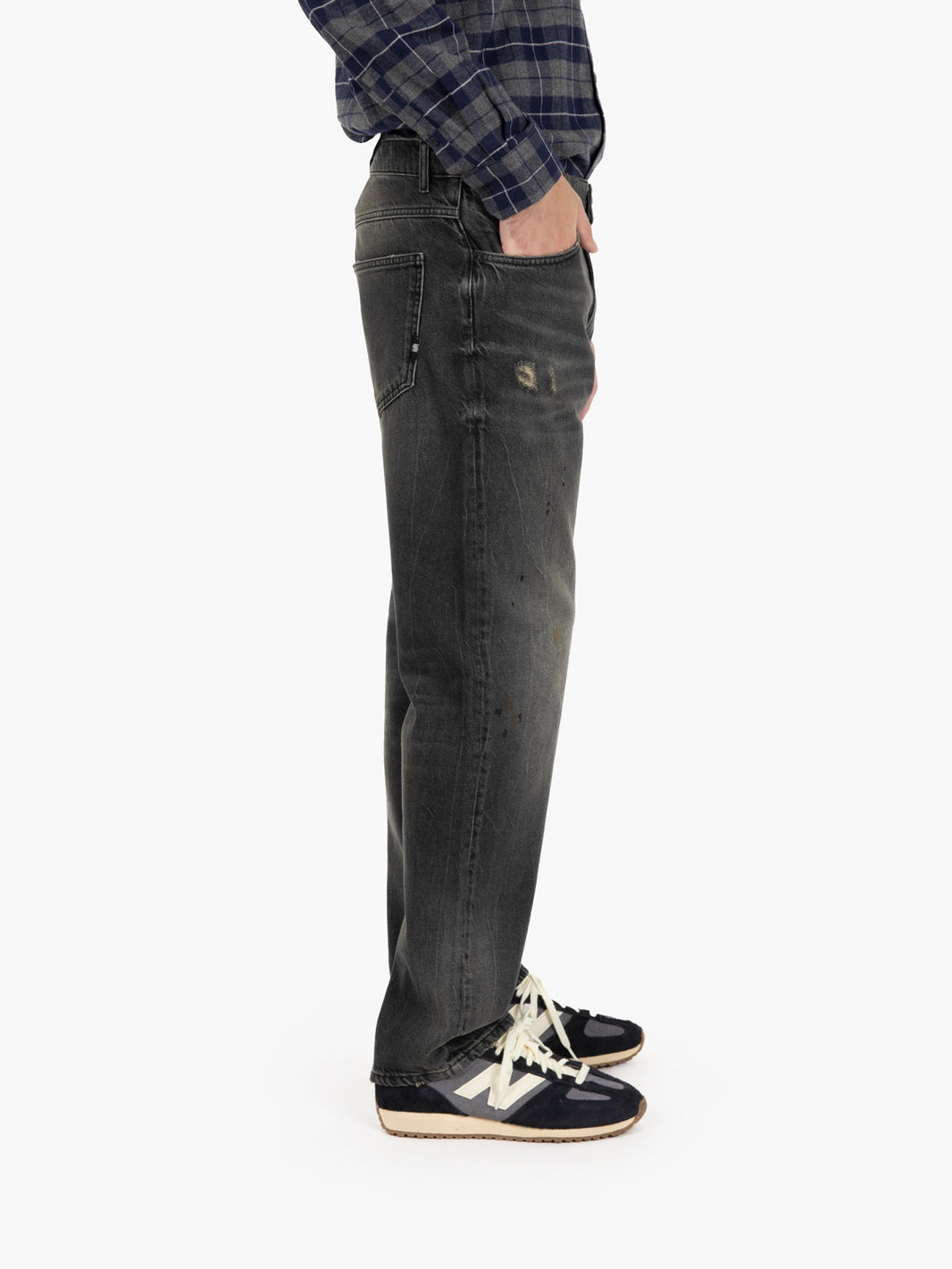 James biker denim black