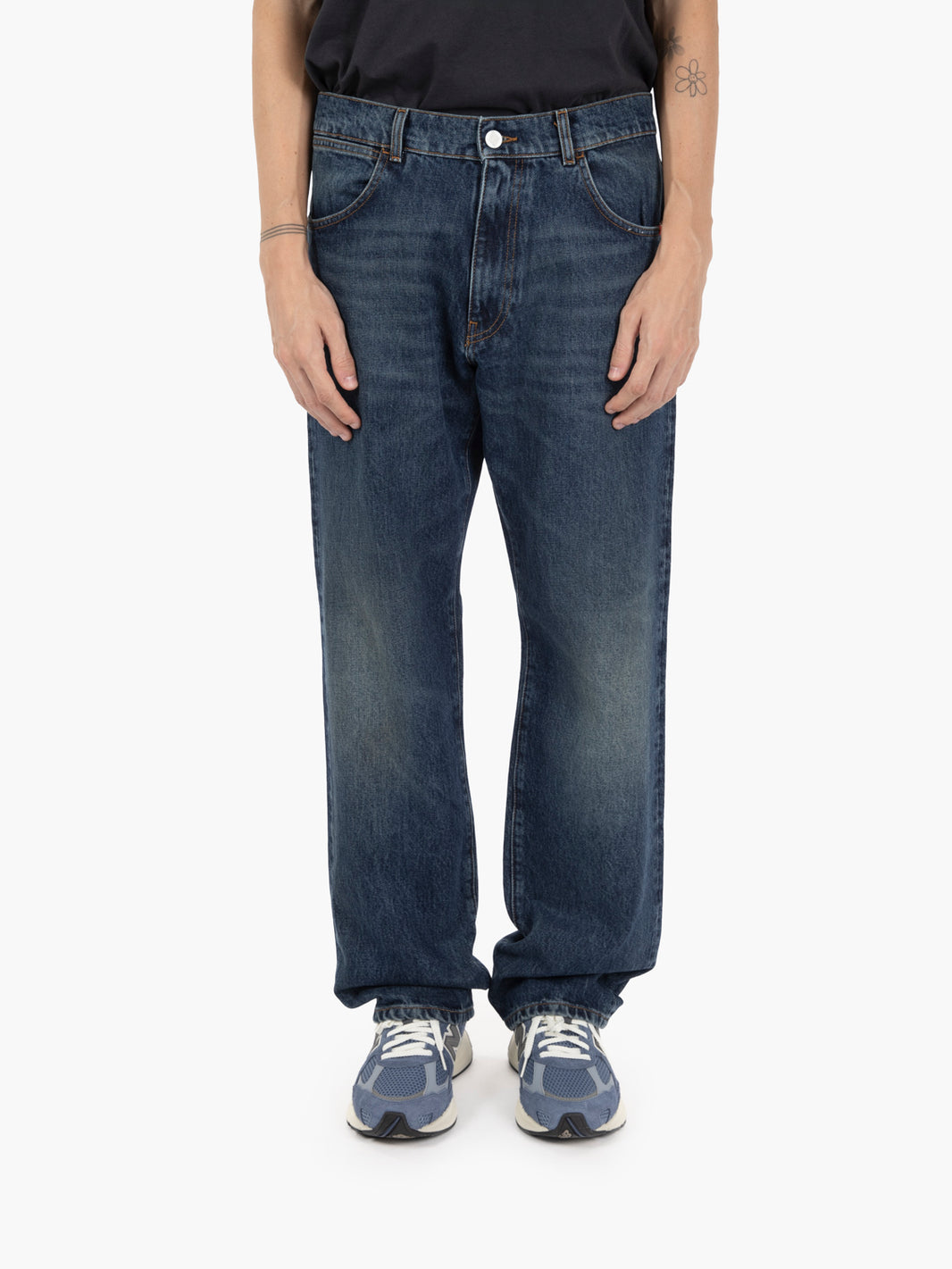 James new dark blue denim